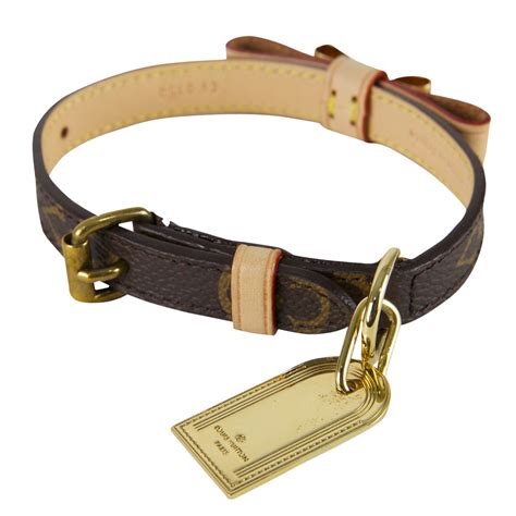 lv collar and leash|faux Louis Vuitton dog collar.